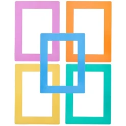 Juvale 15-Pack 4x6 Magnetic Picture Frames For Refrigerator, Locker, Office, Kitchen Cabinet, Classroom, Holds 4x6 Photos, 5 Colorful Borders -Home Improvement Store GUEST f12fc2a2 a156 4176 a488 51908b7d8d17