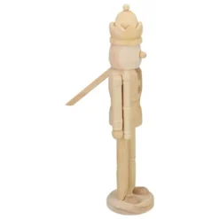 Northlight 14.75" Unfinished Paintable Wooden Christmas Nutcracker With A Crown -Home Improvement Store GUEST f3bca21a f430 4cd2 9b9e b00418c16e84