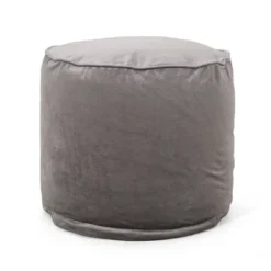 Gwinnett Modern Velveteen Cylinder Pouf - Christopher Knight Home -Home Improvement Store GUEST fb0ef0a1 092b 4807 aeac 56db264dfcd9