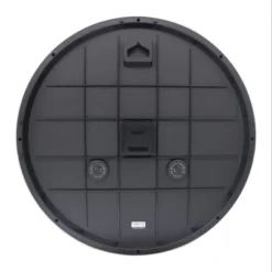 Seiko 20" Ondo Splash Resist Thermometer Hygrometer Wall Clock - Brown