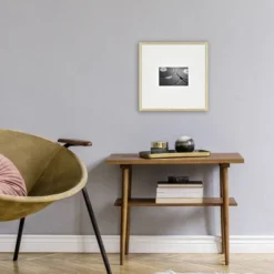 12.9" X 12.9" Matted To 4" X 6" Thin Metal Gallery Frame Brass - Project 62™ -Home Improvement Store GUEST fdf3573c 62ee 49ec 8895 fbeea80bb46f