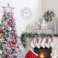 Seiko 16" Office Classic Numbered Step Wall Clock - Silver -Home Improvement Store GUEST fe081e5d a6dc 4c67 9928 920c7f07ebe4