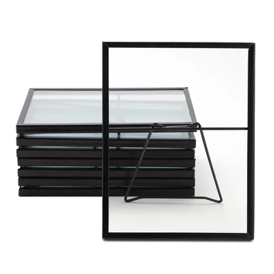 Juvale 8 Pack Black Glass Frames For Pressed Flowers, 5x7 Inch Photos, Artwork, Portraits, 7x In 8 Juvale 8 Pack Black Glass Frames For Pressed Flowers, 5x7 Inch Photos, Artwork, Portraits, 7x In - Image 8