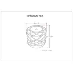 Emile Round Macrame Pouf - WyndenHall -Home Improvement Store GUEST fff90728 0c1c 47d5 9d8b 508b14202ca4